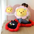 thumbnail image 2 of Bonito cojín de flores Kuromi My Melody, cojín trasero suave Kawaii, cojín para sentarse en el suelo, almohada para sofá, decoración de habitación femenina para niños, 2 of 5