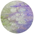 thumbnail image 2 of Addison Rugs Chantille Indoor/Outdoor Transitional Abstract Purple Washable Round Rug, 8' x 8', 2 of 6