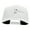 White, variant on Dashing Fencer Embroidered Cotton Twill Pro Style Cap - Black OSFM