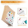 thumbnail image 5 of Yayeee Napkin Holder for Table Kitchen Paper Tissue Organization, Red Simple Shapes, 5 of 8