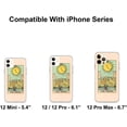thumbnail image 2 of Tarot Card The Moon Phone Case Transparent Compatible with iPhone 13 Mini 5.4 Inch, 2 of 5