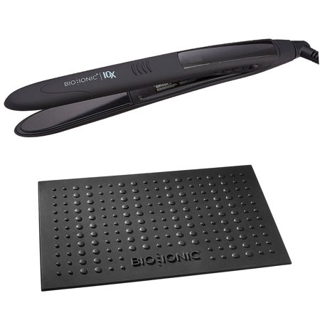 Bio Ionic 10X Pro Vibrating Plate 1-Inch Styling Flat Iron & Thermal