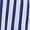Blue, variant on Women Striped Crew Neck Blouse Back Button Ruffle Sleeve Casual Workwear Tops Red XXL