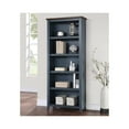 thumbnail image 2 of Martin Furniture 72"H Solid Wood 4-Shelves Bookcase in Dusty Blue, 2 of 3