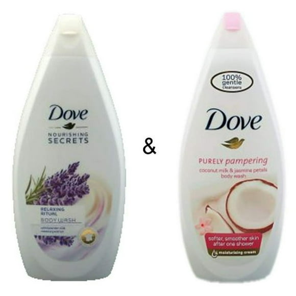Body Wash Relaxing Ritual 500 by Dove & Body Wash Coconut 750 by Dove