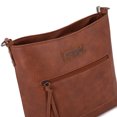 thumbnail image 4 of Wrangler Crossbody Bags for Women Lightweight Handbags and Purses Travel Shoulder Purse, Brown, 4 of 8