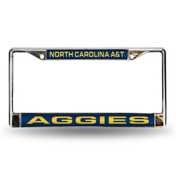 6" x 12" Blue and Yellow College North Carolina A and T Aggies License Plate Cover