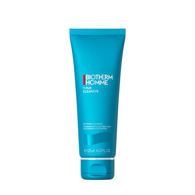Limpiador Biotherm Homme T-Pur Anti-Oil & Shine 125 ml para hombre