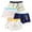 Dark Blue, variant on 4PC Rotm Upairy Training Pants for Boys Toddler Boy Potty Trainers Boxer Brief Underwear Light Blue,12-16 Years