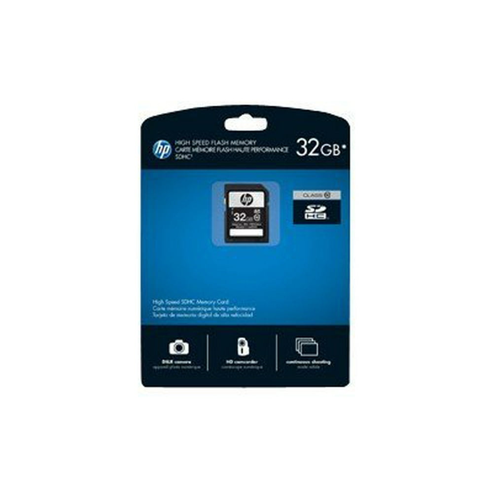 HP Flash memory card 32 GB Class 10 SDHC