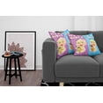 thumbnail image 3 of Ambesonne Colorful Throw Pillow Cover 2 Pack, Modern Characters Artwork, 18", Multicolor, 3 of 7
