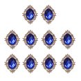 thumbnail image 1 of 10 Piezas De Diamantes De Imitación Con Parte Posterior Plana, Botón De Cuentas, Adorno Para álbum De Recortes, Azul Real SM SunniMix adornos de espalda plana, 1 of 7