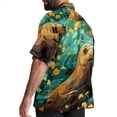 thumbnail image 3 of Platypus Men's Hawaiian Shirt, Button Down Poplin Short Sleeve Casual Summer Beach Printed Unisex Shirts, 3 of 6