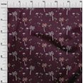 thumbnail image 3 of oneOone Cotton Silk Fabric Bird & Palm Tree Printed Craft Fabric BTY 42 Inch Wide, 3 of 4