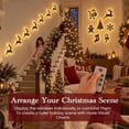 thumbnail image 4 of LED Reindeer Wall Decorations, 7Pcs Light Up Christmas Wall Decor, Christmas Glow Silhouette Lights for Door, Bedroom, Living Room, Hallway and Entryway (LED Decor-7pcs tree), 4 of 9