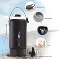 thumbnail image 3 of Outdoor Water Bag Camping Collapsible Water Container 10L Capacity Portable Shower Bag PVC Water Storage, 3 of 8