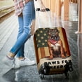 thumbnail image 3 of Freedom Paws Patriotic Boxer Vintage Memorial Day Travel Luggage Cover Boxers Dog Lover Gifts Idea Suitcase Dust Protective Decor - 12006, 3 of 5
