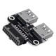 thumbnail image 5 of Adaptador Placa Base USB 3.0 20 Pines A Doble Tipo (A), 5 of 8
