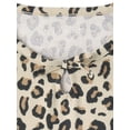 thumbnail image 2 of The Children's Place Girls Short Sleeve Leopard Keyhole Dress, Sizes XS-XXL, 2 of 3