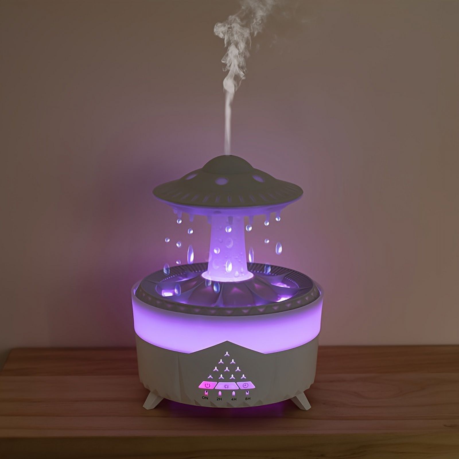 SDOTXA 350ml Cloud Drop Aroma Humidifier with Night Light Capacity Colorful LED Lights