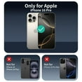 thumbnail image 3 of [3 Pack] Hionly Compatible with iPhone 16 Pro Privacy Screen Protector, Full Coverage Anti-Spy Tempered Glass Film 9H Hardness, Scratch-proof, Bubble Free, 3 of 8