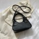 thumbnail image 4 of Bolsa de hombro Hobo para mujer, de mensajero con remaches Punk de PU suave para niñas (negro) Ndcxsfigh Para Estrenar, 4 of 9