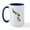 White/Navy Inside, variant on CafePress - Santa Fe Large Mug - 15 oz Ceramic Large White Novelty Mug
