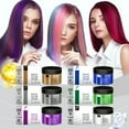 thumbnail image 1 of Cera para color de cabello 100g | Crema tinte temporal para todo tipo de cabello | Color vibrante de larga duración | Fórmula natural nutritiva | Fijación fuerte para peinados | Fácil de lavar | Sin, 1 of 2
