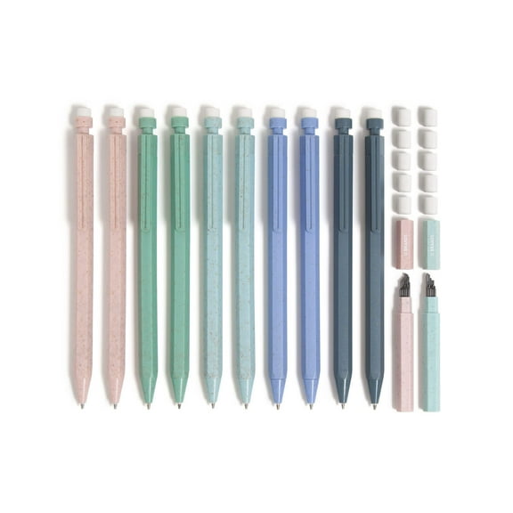 U Brands U-Eco Mechanical Pencils with Refills, 10 Count, Core Speckle