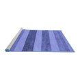 thumbnail image 2 of Ahgly Company Machine Washable Indoor Rectangle Oriental Blue Modern Area Rugs, 7' x 10', 2 of 4