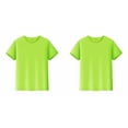 thumbnail image 1 of (Lot de 2) Rinsvye T-Shirts pour Enfants Manches Courtes Marquées Foncées Hauts Unisexes Col Rond Muscle Shirt pour Garçons Garçons & Filles, 1 of 8
