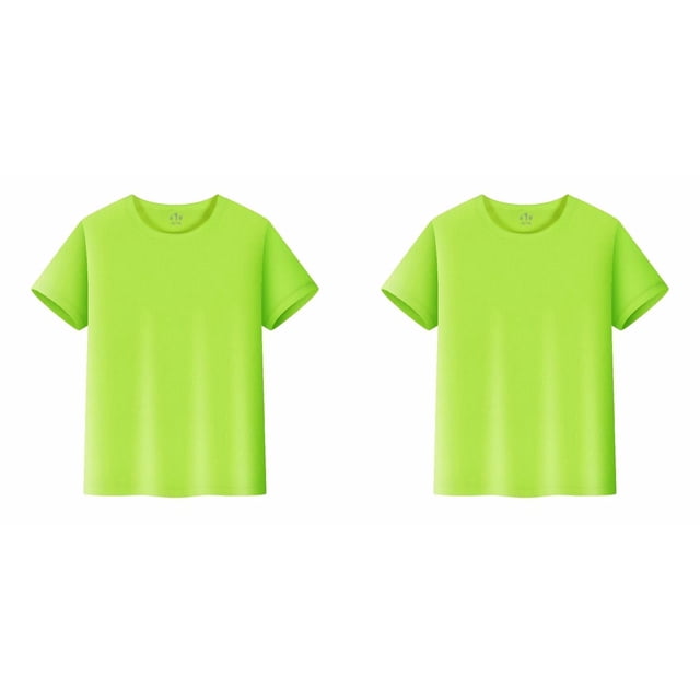 (Lot de 2) Kcodviy T-Shirts pour Enfants Courts Sans Manches Chemises pour Garçons Manches Simples Hauts T-Shirts Longs Garçon et Fille Unisexe Haut pour Tout-Petit Tout-Petit Enfants Col Rond Camisoles pour Garçons Taille 5 T-Shirt