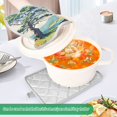 thumbnail image 3 of Yayeee Pot Holders Kitchen Heat Resistant with Pocket 7"x9.8" Cotton Oven Cooking Hot Pads, Mounatin at Dawn, 3 of 7