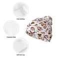thumbnail image 3 of Susaid Christmas Santa Cartoon Snowman Print Winter Beanie for Men Women, Lined Beanie Soft Warm Knit Hat Ski Cuffed Cap, 3 of 6