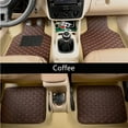 thumbnail image 5 of 4pcs Universal Front&Rear Car Floor Mat With Antiskid Pedal PU Leather Multiple Colour, 5 of 41