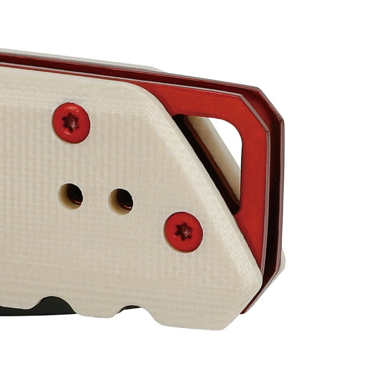 Ozark Trail Ridgeline 7.5 in Folding Knife G10 Handle, Off-White
