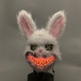 thumbnail image 3 of Halloween High-quality Cosplay Masks, White  Masks, Christmas Parties For Carnival, 3 of 8