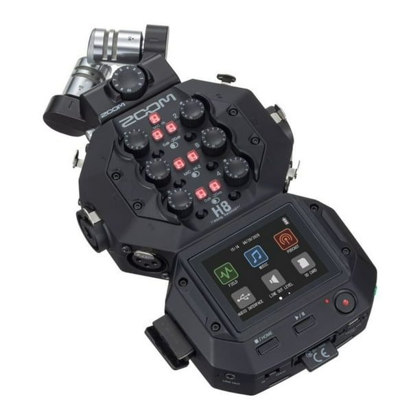 Grabadora Portátil ZOOM H8 6 Entradas XLR SDXC hasta 512G