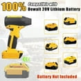 thumbnail image 4 of Jet Dry Mini Blower,Jet Jet Fan 130000 RPM Wind Speed 4-Speed Control Compatible with Dewalt 20V Lithium Battery，Super Fan Blower for Drying, Cleaning (Battery not Included), 4 of 7
