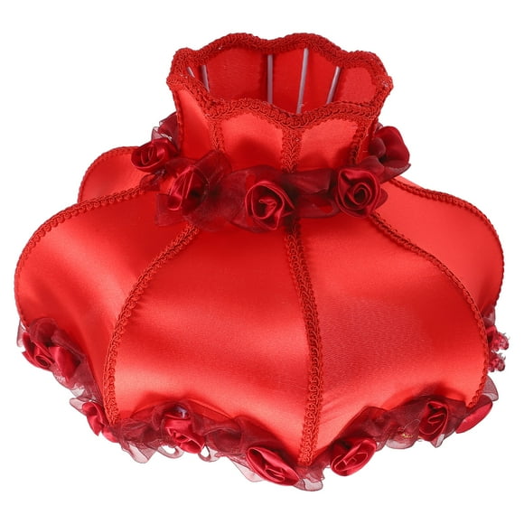Minkissy 1Pcs Red Lamp Shades for Kitchen and Bedroom 12.58X12.58X9.04in