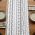 thumbnail image 5 of Table Runners 72 Inches Long Dress Scarves, Black Botanical Farmhouse Kitchen/Dining Table Runner, Coffee Tablerunners, Modern Farmhouse Tropical Leaves 18x72 Inch, 5 of 9