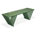 thumbnail image 2 of GloDea Wood Backless Bench, Modern style L 54" x15" deep x 17" Tall Shipmate Blue, 2 of 5