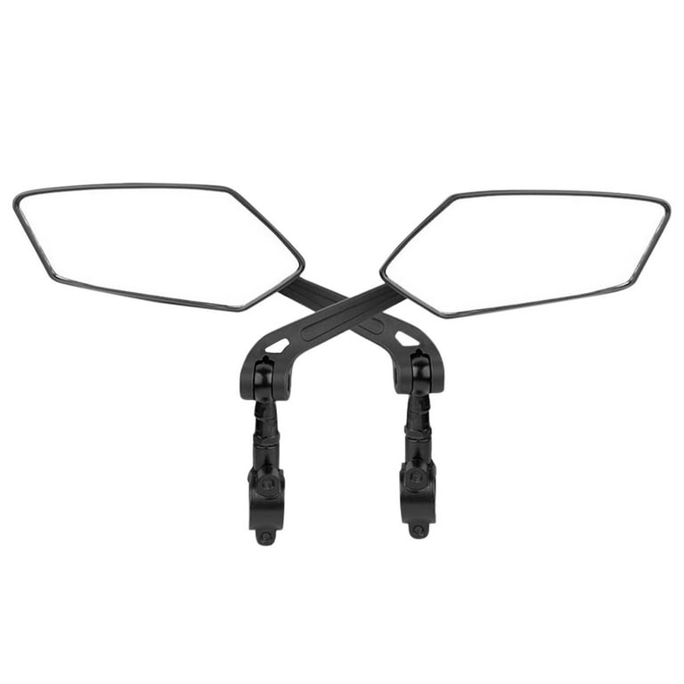 2pcs Adjustable Bicycle Rearview Mirror Handlebar Mount Wide Angle Convex Cycling Rear View Mirrors~p134890266