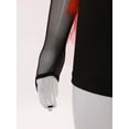 thumbnail image 5 of iiniim Girls Ballet Skirted Bodysuit Sequins Performance Jumpsuit Asymmetrical Latin Jazz Dance Leotard Dress Red 6, 5 of 8
