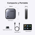 thumbnail image 2 of UGREEN FineTrack USB C Recargable Smart Finder 4 Pack Compatible con Apple Find My (s&oacute;lo iOS), Bluetooth Tracker Tag para el Equipaje, Key Finder, Etiqueta Inteligente para Llaves, Maletas, 2 of 9