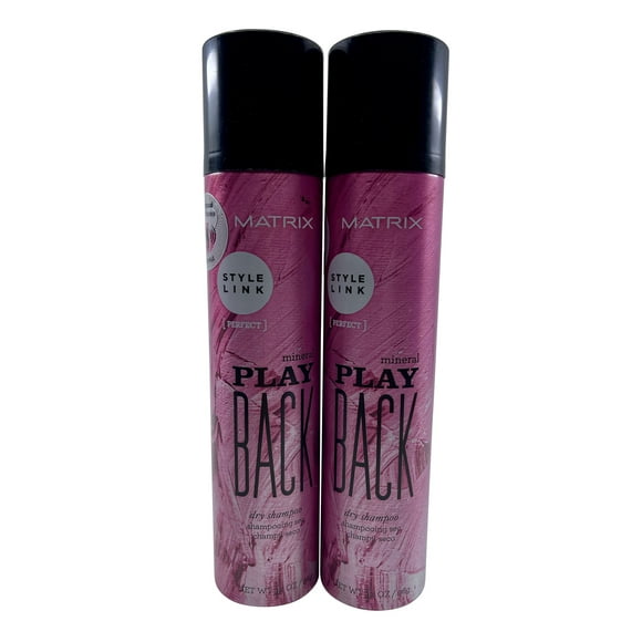 Matrix Style Link Play Back Mineral Dry Shampoo 3.4 OZ Set of 2