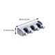 thumbnail image 4 of Mop, Garden Tool Rack, Smart Cool Wall Mounted Storage, Foldable, Metal Frame, 2-Tier Design, for Kitchen, High Capacity, Heavy Duty, Space Saving, Easy Installation, for Home, 4 of 8