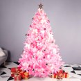 thumbnail image 2 of Arbol de Navidad Pino Navideño Rosa 160cm Frondoso Dosyu, 2 of 6
