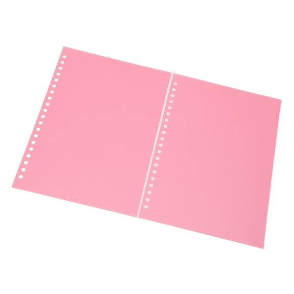 50Pcs Clear Sheet Protectors, Paper Binding Cover Matte A5 20 Holes PP Plastic Page Protectors Paper Protector Sheets for Presentation, Important Documents, Certificates Clean