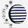 thumbnail image 6 of Kdxio Navy Blue And White Stripes for Tire Cover Wheel Protectors Tyre Covers Weatherproof Wheel Covers Universal Fit for Trailer Rv SUV Truck Camper Travel Trailers 17 inch, 6 of 8